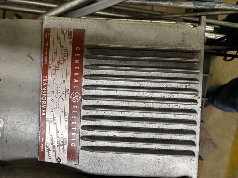General Electric 5 kVA Single-Phase Dry-Type Transformer — 240/480V to 120/240V