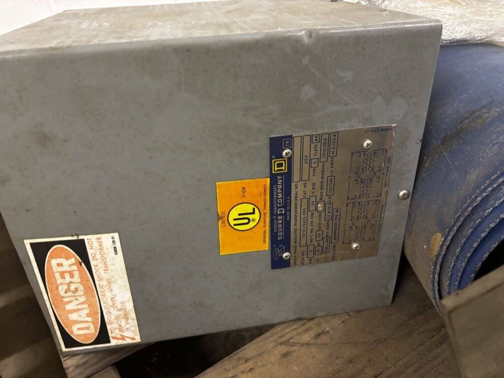 Square D Sorgel 5 kVA Single-Phase Transformer — 240x480V to 120/240V, NEMA 3R Rainproof
