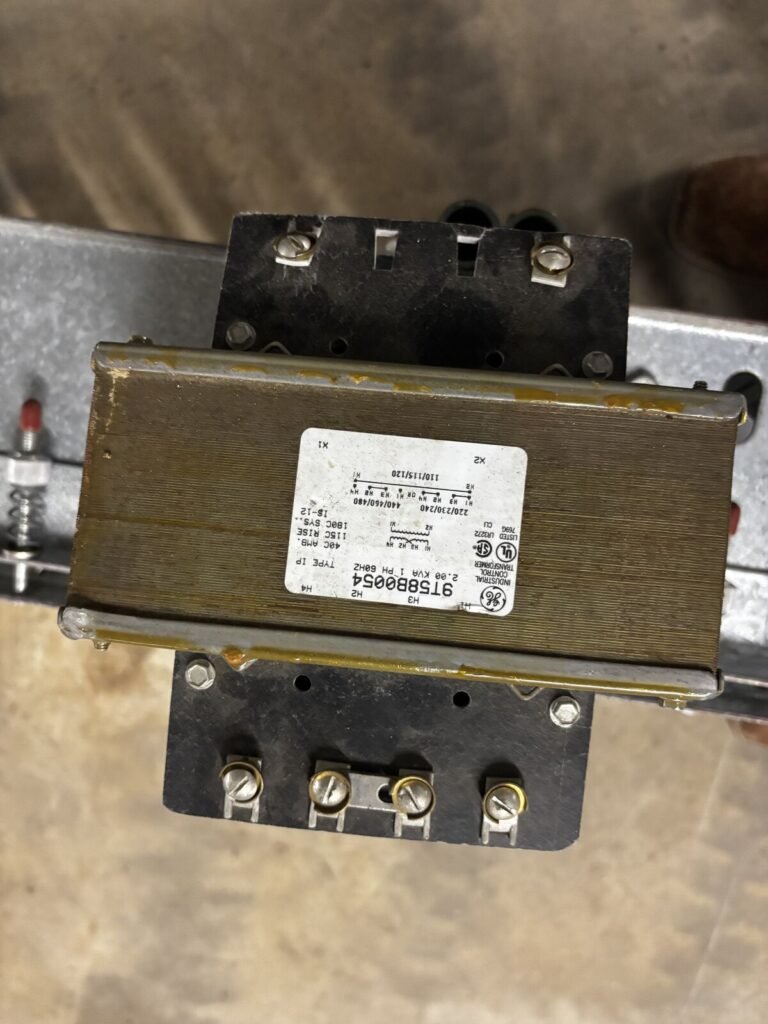 GE 2 kVA Industrial Control Transformer — 240/480V to 120V, Type IP