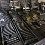 SSI Schäfer Powered Roller Conveyor System — Zone Sections, Transfers, Gearmotors and Stands — view 1