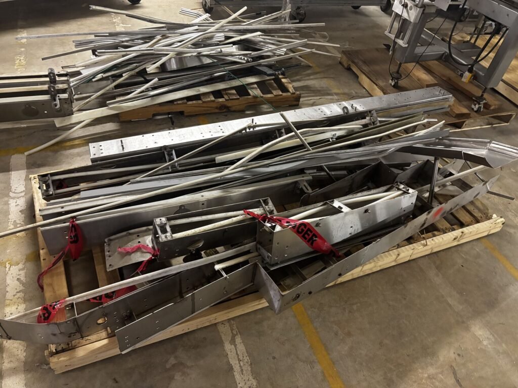 Pallet Lot — Stainless Conveyor Frames, Guide Rails and UHMW Wear Strip