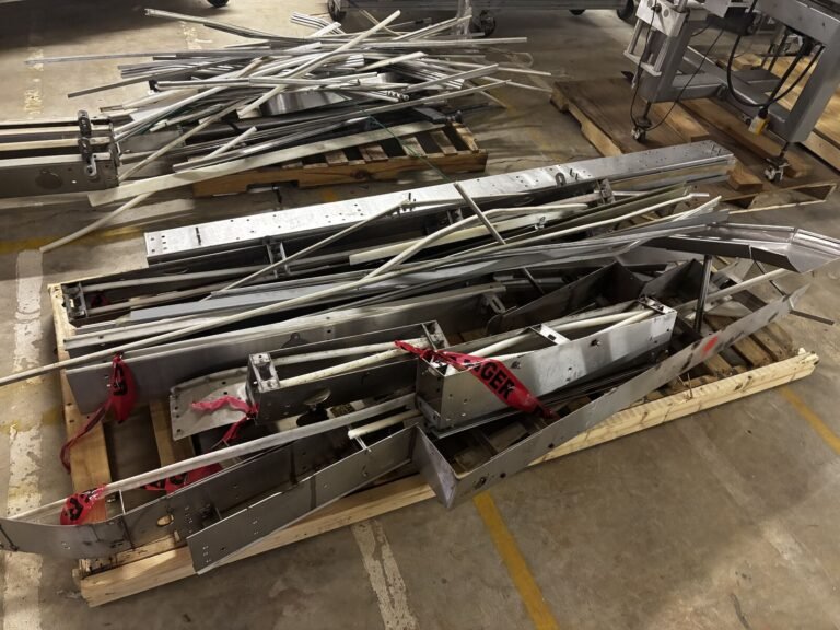 Pallet Lot — Stainless Conveyor Frames, Guide Rails and UHMW Wear Strip