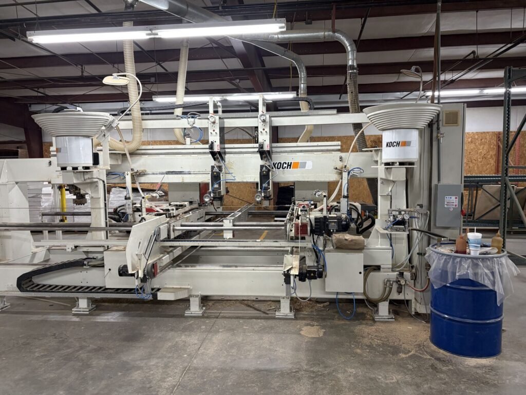 Koch SBD-B Automatic Boring and Dowel Insertion Machine — 400V 3PH, 22 kW, Year 2005