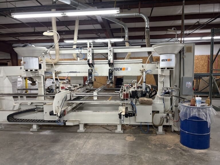 Koch SBD-B Automatic Boring and Dowel Insertion Machine — 400V 3PH, 22 kW, Year 2005