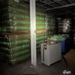 Pallet Lot — Silgan Plastics HDPE Bottles, Green and Natural — view 1