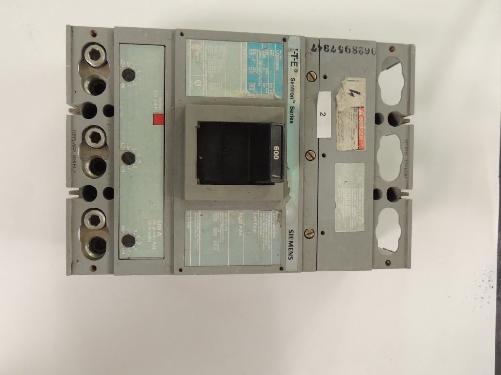 Siemens / ITE Sentron LXD63B600 Circuit Breaker — 600A, 3-Pole, 600V, Adjustable Magnetic