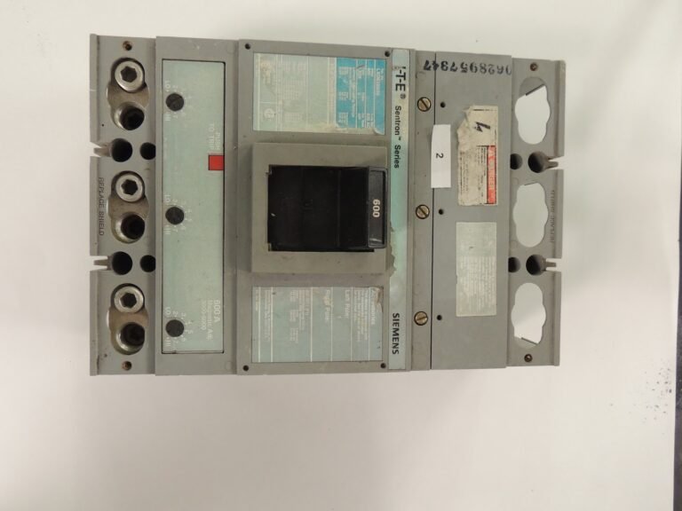 Siemens / ITE Sentron LXD63B600 Circuit Breaker — 600A, 3-Pole, 600V, Adjustable Magnetic
