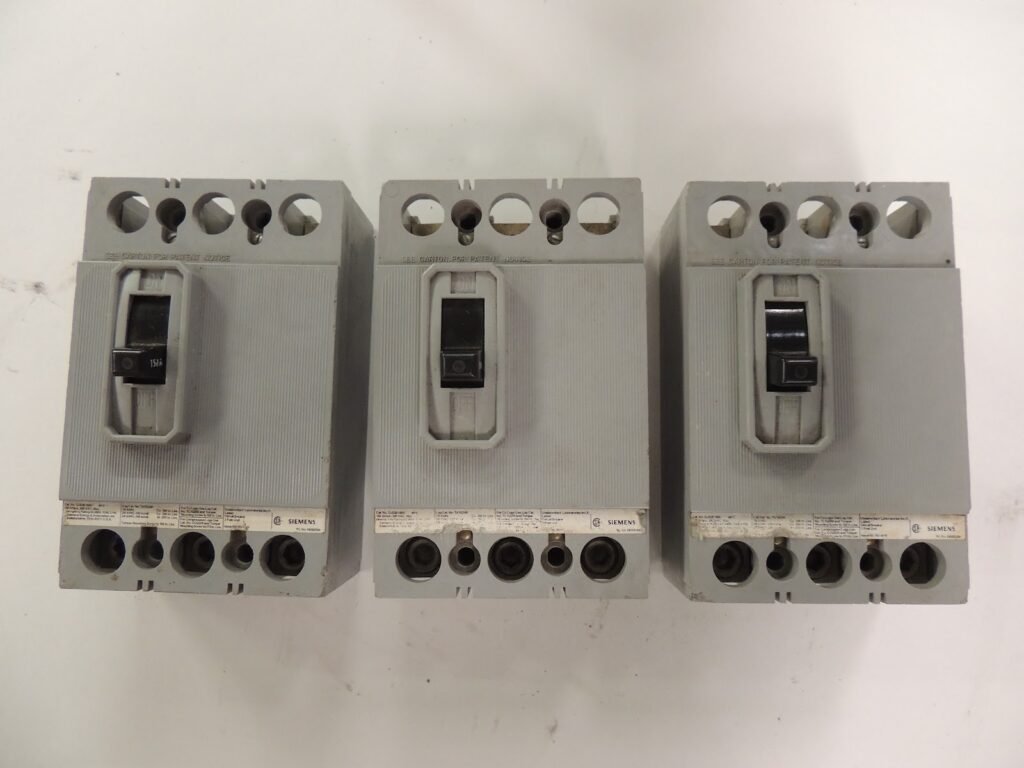 Siemens QJ23B150H Circuit Breakers — 150A, 3-Pole, 240V, 42 kA — Lot of 3