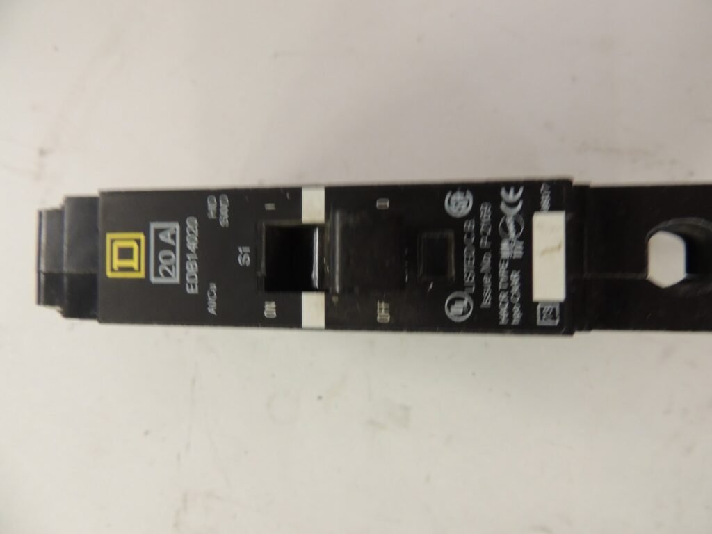 Square D EDB14020 Circuit Breaker — 20A, 1-Pole, 277V, Bolt-On
