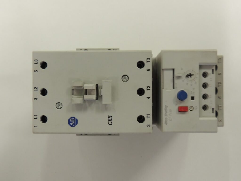 Allen-Bradley 100-C85 Contactor with 193-EEGE E1 Plus Overload Relay — 85A, 3-Pole, 600V