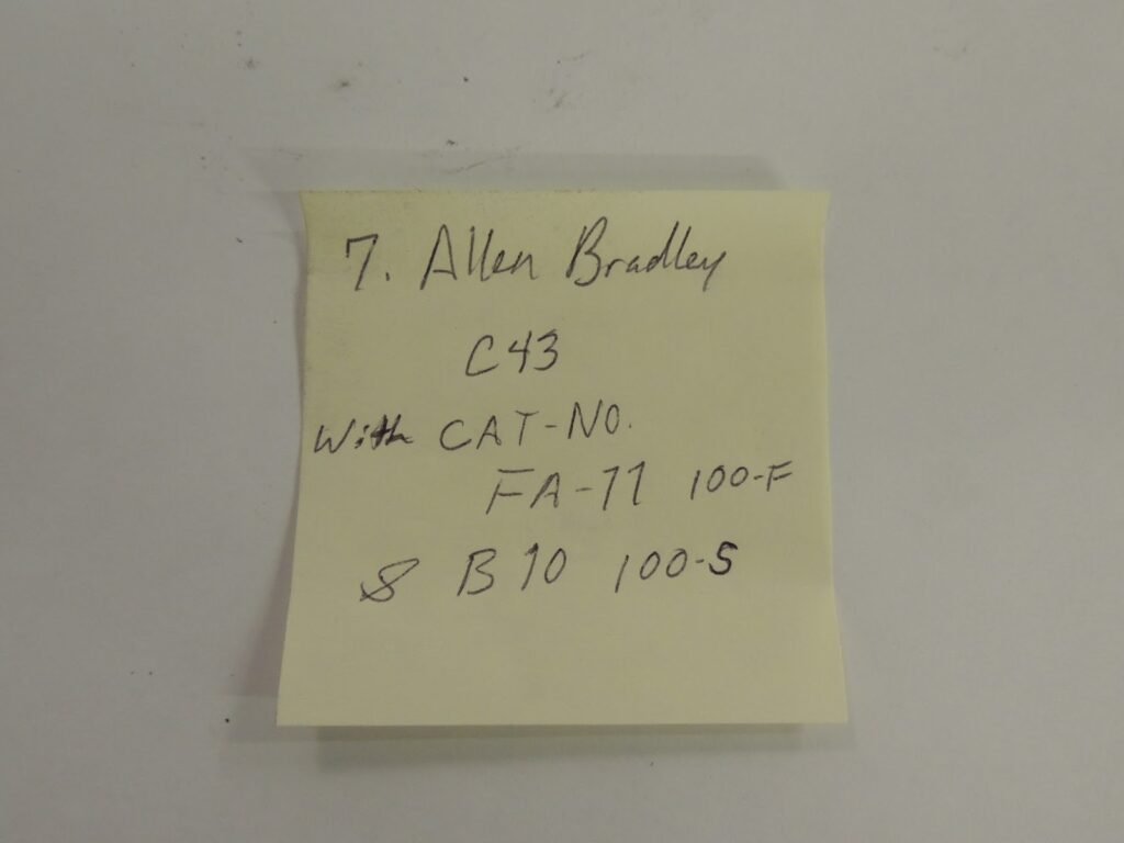 Allen-Bradley 100-C43 Contactor with 100-F and 100-S Auxiliary Blocks — 43A, 3-Pole