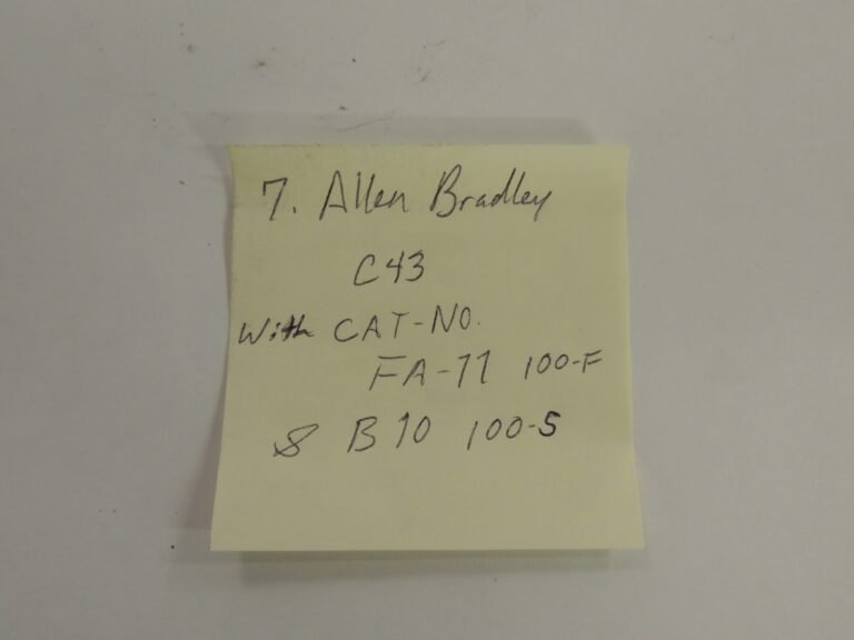 Allen-Bradley 100-C43 Contactor with 100-F and 100-S Auxiliary Blocks — 43A, 3-Pole