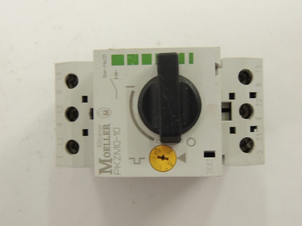 Moeller PKZM0-10 Motor Protective Circuit Breaker — 6.3–10A, 3-Pole